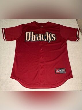 Majestic Red Arizona Diamondbacks Jersey
